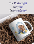 Personalized Family Photo Mug – Custom Coffee Cup with “Family Is Everything” Verse
