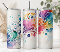 Floral Stainless Steel Tumbler - 20 oz