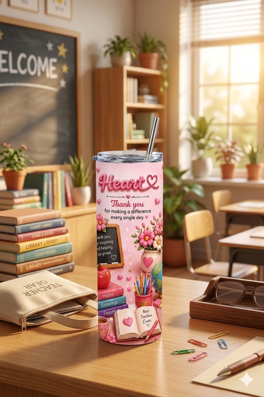 Teacher Tumblers – The Perfect Appreciation Gift 💖